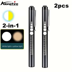 Linterna táctica LED USB recargable EDC y emergencias