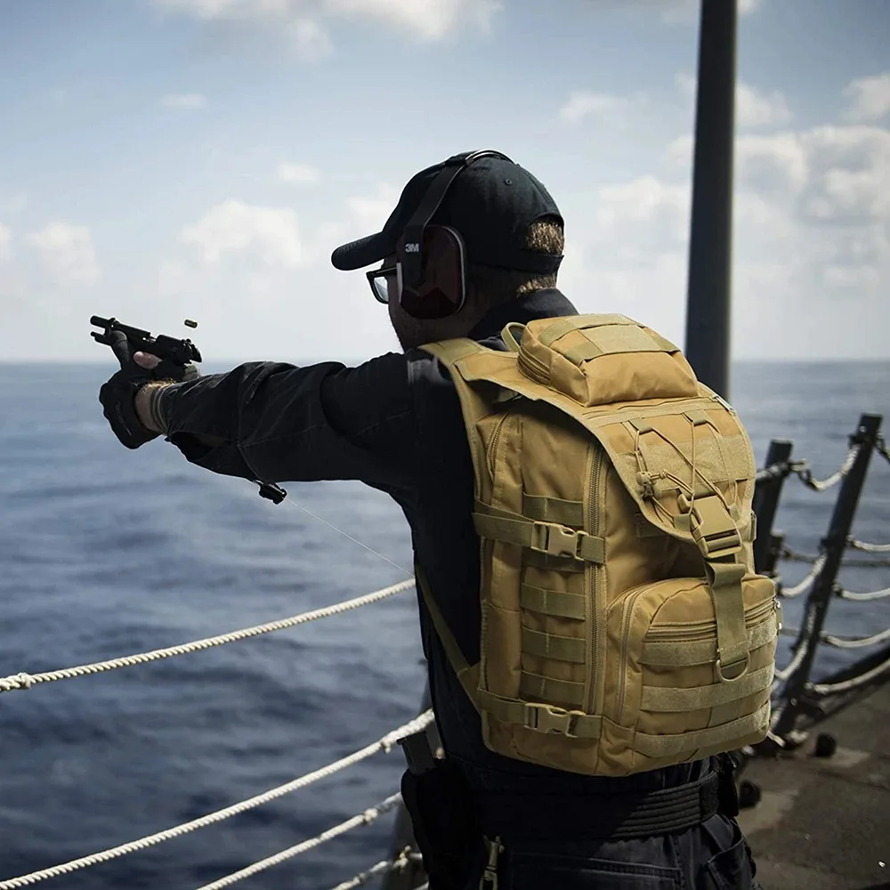 Mochilas tácticas de gran capacidad para hombre, 35L, supervivencia, senderismo, bolsa para ordenador al aire libre, mochila de día, bolsa deportiva informal - imagen 3