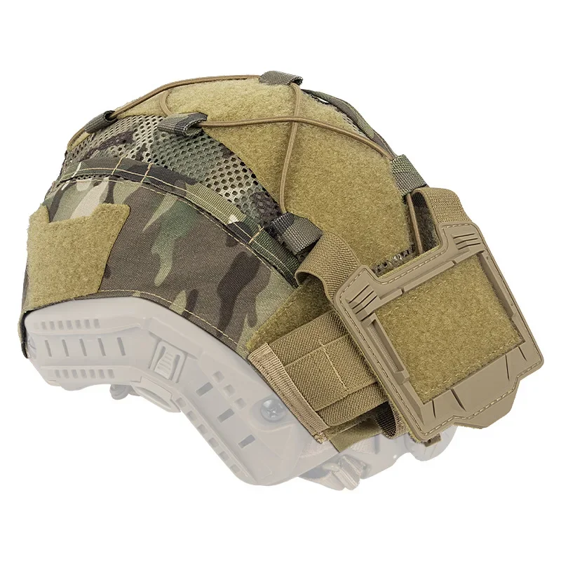 Cubierta táctica para casco con bolsa de batería NVG para casco FAST MH PJ BJ OPS-Core Airsoft, accesorios para caza y Paintball - imagen 5