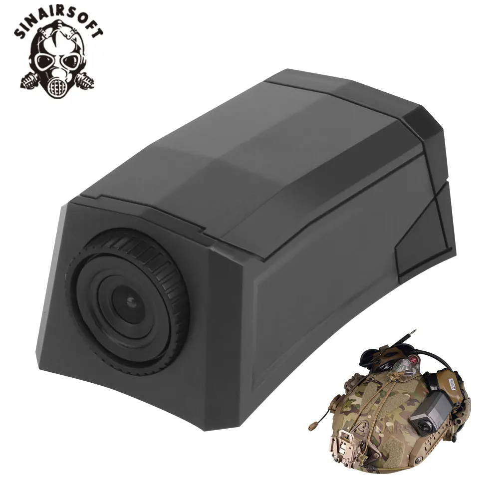 Modelo de cámara de casco táctico con gancho, pegatina mágica, decoración rápida para casco, accesorios de cámara, equipo Airsoft de Paintball