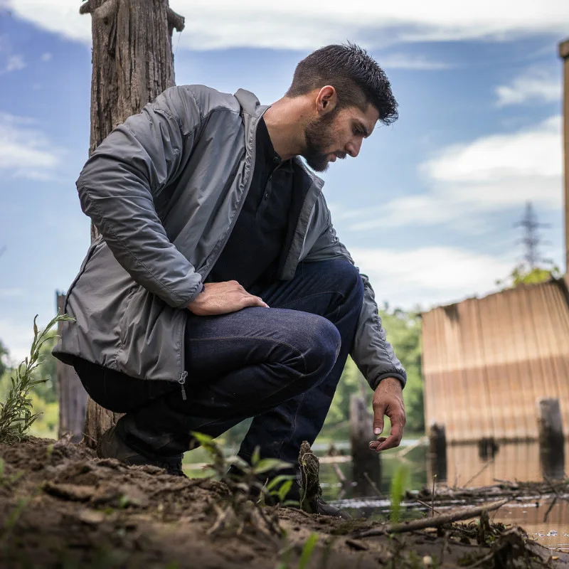 Parkas reflectantes militares para hombre, chaquetas de plumón tácticas gruesas, ligeras, a prueba de viento, impermeables, exteriores, Invierno - imagen 4