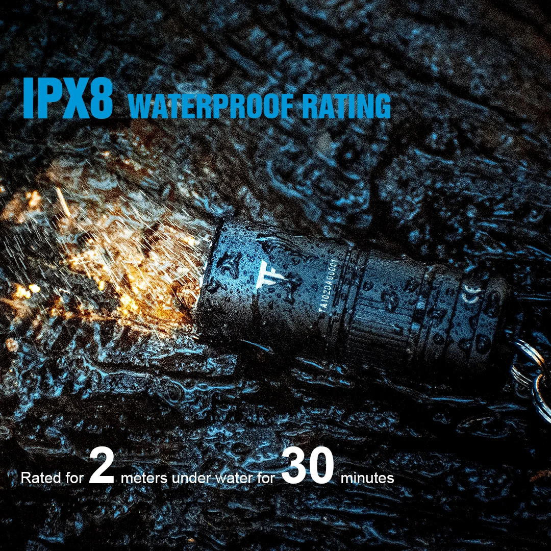 Trustfire Mini2 Mini Edc linterna Usb recargable 220 lúmenes Kechain 2 modos de interruptor con indicador Led Flash luz antorcha lámpara - imagen 3