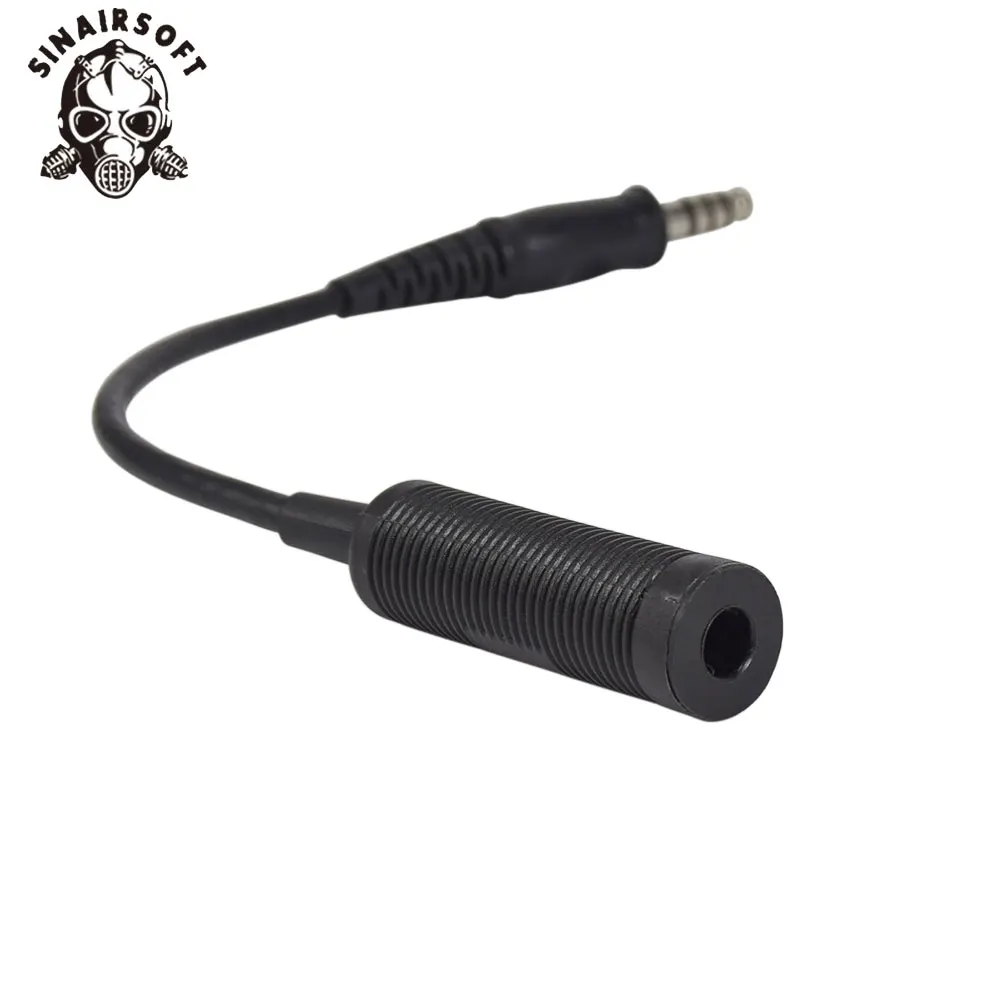 Adaptador de transformación de cableado de caza táctico Z Z-TAC Softair auriculares conectar PTT Ztac Airsoft accesorios para auriculares Z145 - imagen 2