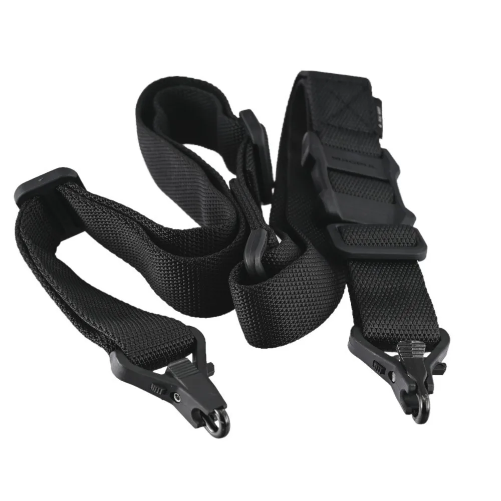 Eslinga táctica para Rifle de 2 puntos, correa de nailon ajustable de liberación rápida para caza y Airsoft - imagen 4