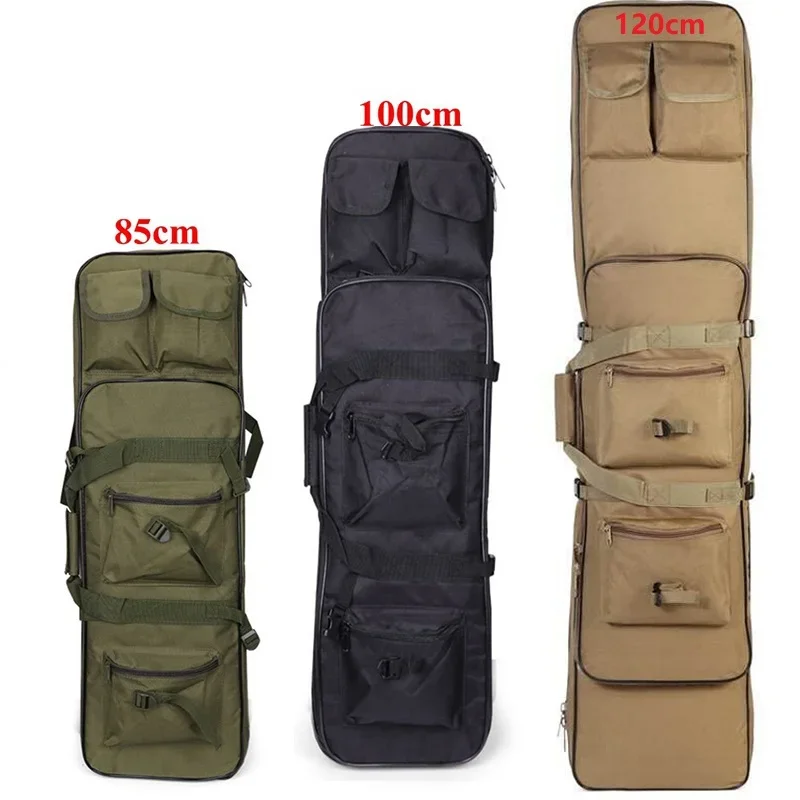 Bolsa de nailon para pistola de 85 98 y 120 cm, bolsa para Rifle, mochila para carabina de francotirador, funda Airsoft, bolsas portátiles para tiro, accesorios de caza - imagen 2
