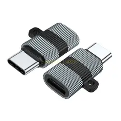 J1HC Short USB C a Adaptadores USB USB Tipo C Femenino a MicroUSB Adaptadores masculinos Conectores Adaptadores cargadores