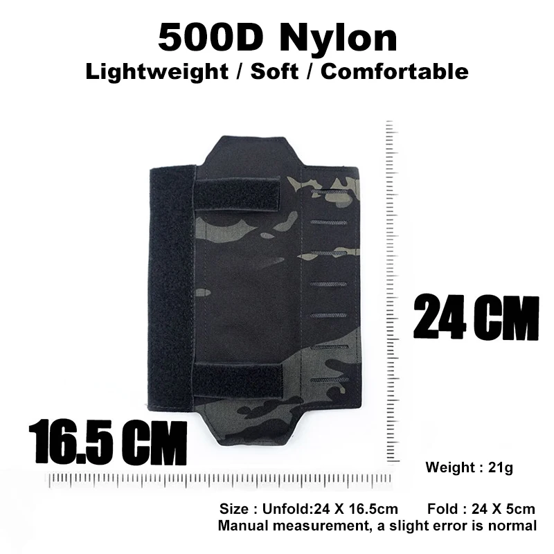 DMgear hombreras tácticas 2 uds almohadillas ligeras suaves y cómodas MOLLE Airsoft Paintball Gear corte láser - imagen 5