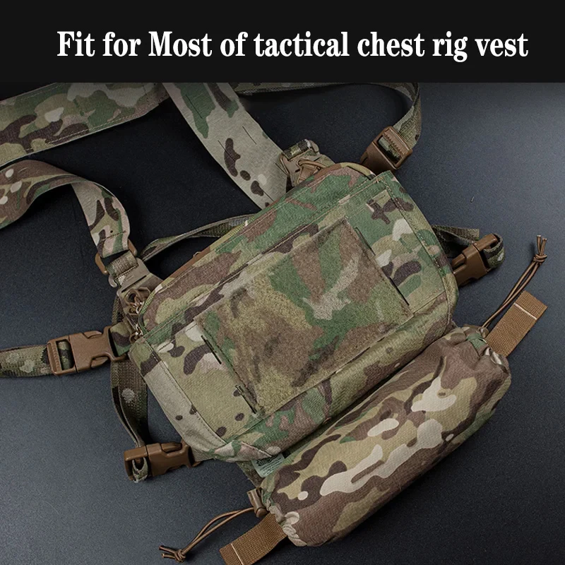 Chaleco táctico expandido para la parte inferior del Abdomen, Kit médico de emergencia de gran capacidad, portátil, de liberación rápida, Camuflaje FC, bolsa de primeros auxilios - imagen 3