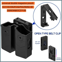 Funda portacargadores doble IWB/OWB para Glock y Sig Sauer P226