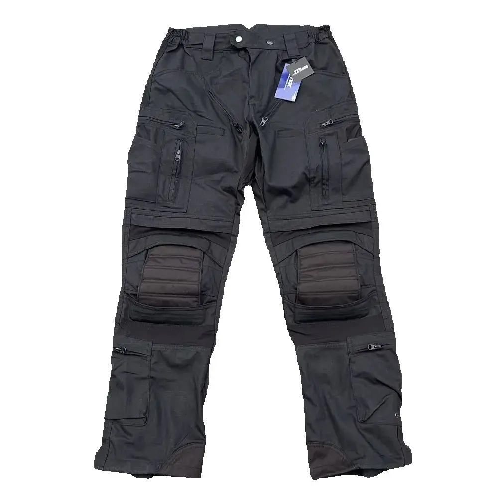 Pantalones transpirables de piel de rana de combate de tela mezclada TC5050 negra de rana UFPRO para exteriores - imagen 3
