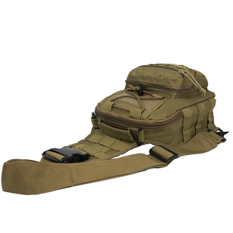 Bolsa táctica militar Molle, bolsa deportiva de viaje para senderismo, bolsa cruzada inclinada, bolsa deportiva Oxford para senderismo y acampada, mochila de un hombro - imagen 3