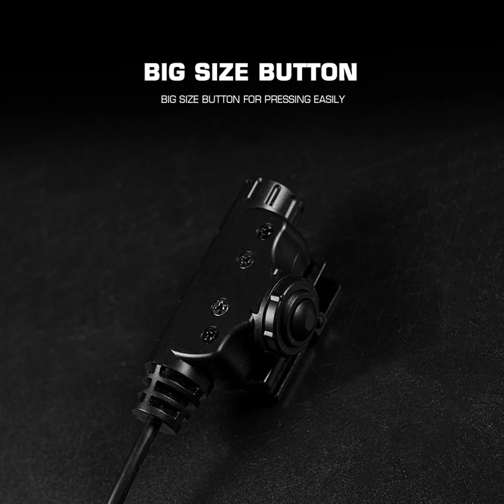 Adaptador de auriculares tácticos de caza Militar para Walkie Talkie Motorola Kenwood BAOFENG Radio, enchufe de Cable U94 PTT V2 modelo U174 - imagen 3