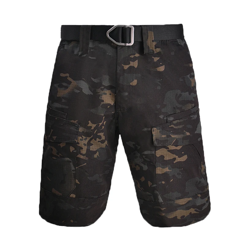 Pantalones cortos de carga tácticos, ropa de verano para hombre, pantalones de camuflaje para Paintball, ropa de senderismo, pantalones cortos de escalada para acampar Airsoft resistentes al desgaste - imagen 4