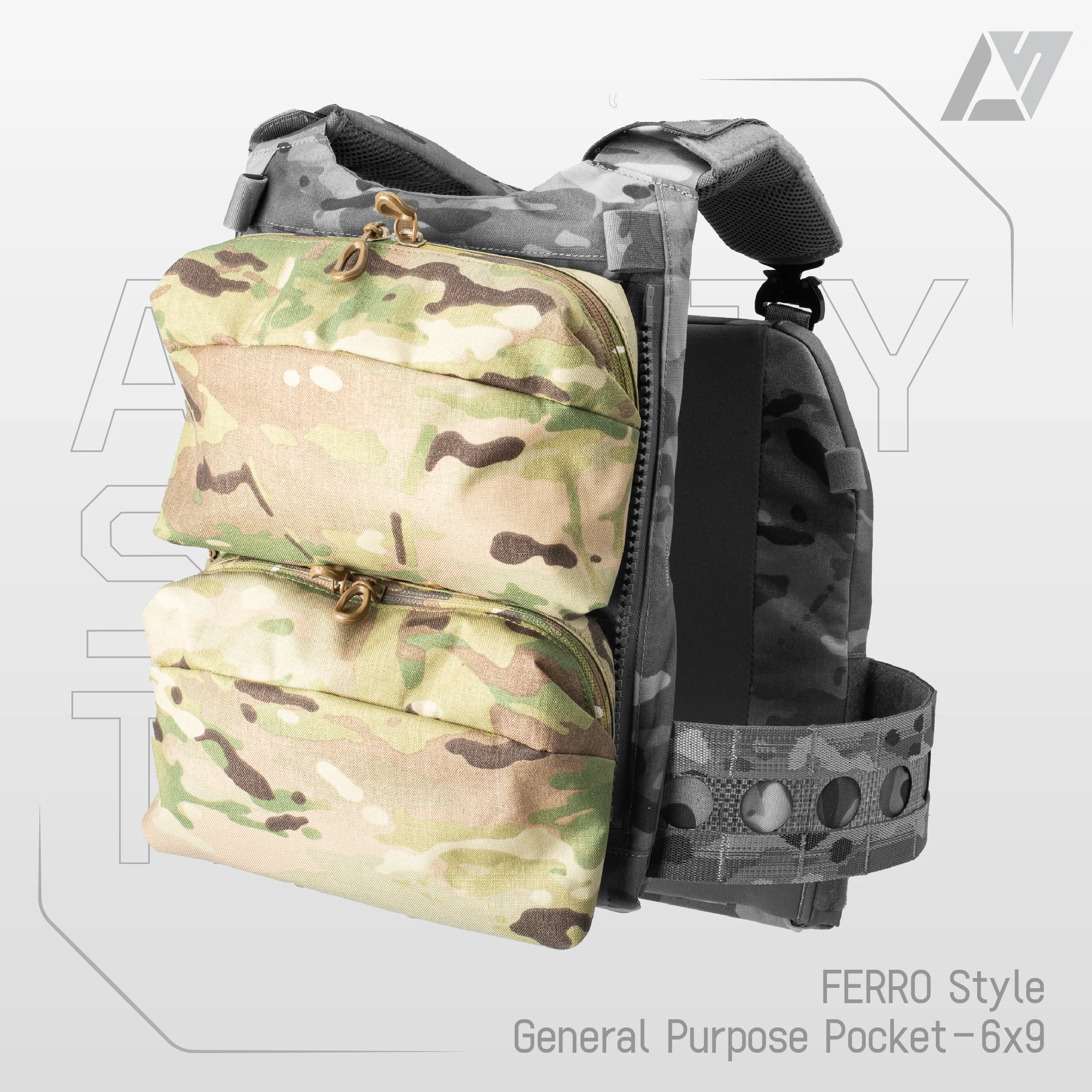 Bolsillo de uso general estilo FERR0-6x9