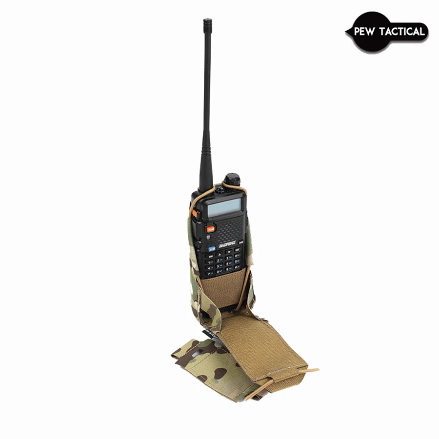 Bolsa táctica Molle PEW Gridlok BAOFENG/POFUNG UV5R UV82 Airsoft bolsa táctica para Radio caza - imagen 3