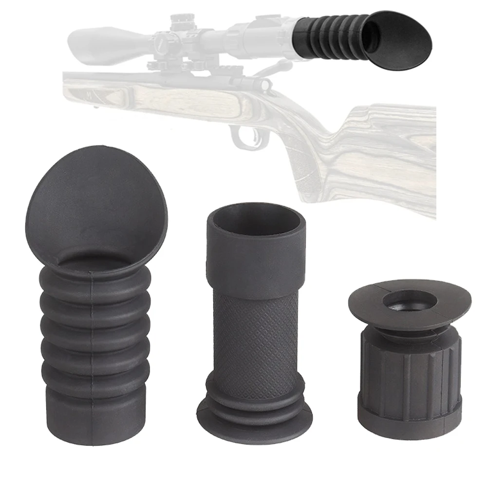 Mira telescópica táctica, parasol de goma, tubo recto antiimpacto, protector ocular, escalabilidad, mira, ocular con gatillo