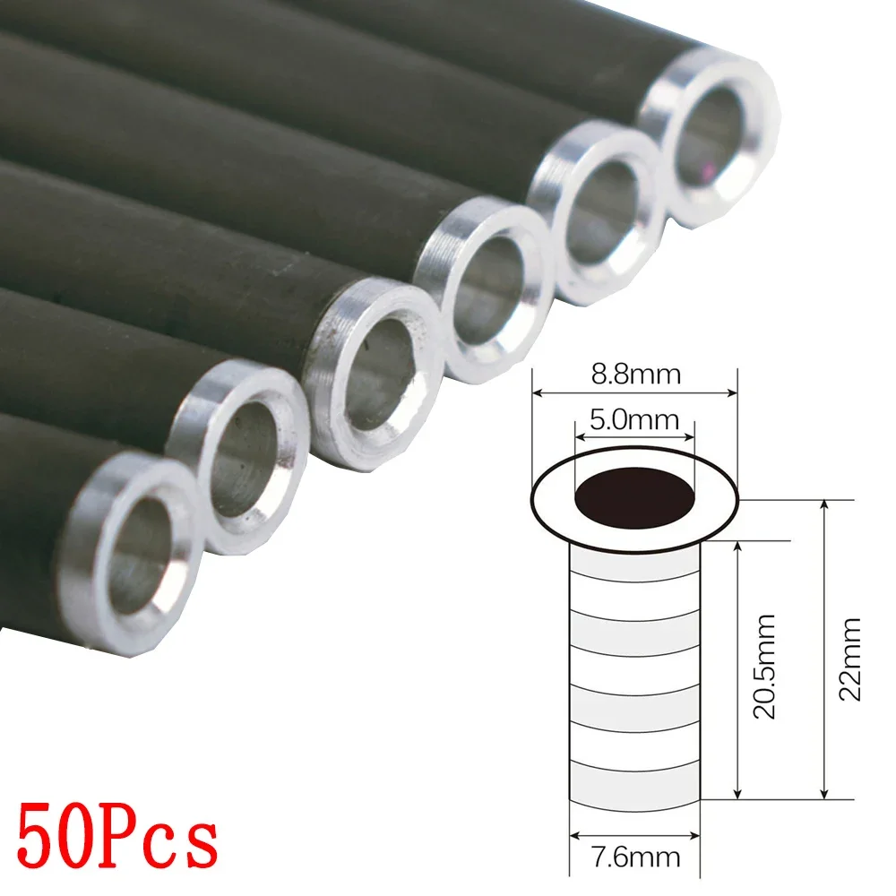 Conectores inserción aluminio para flechas carbono – Tiro arco y caza - imagen 3