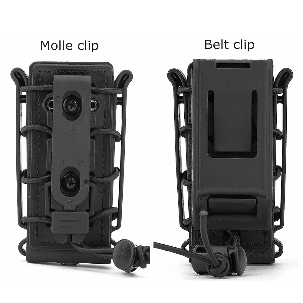 Funda pistola táctica MOLLE compatible 9mm para airsoft entrenamiento - imagen 4