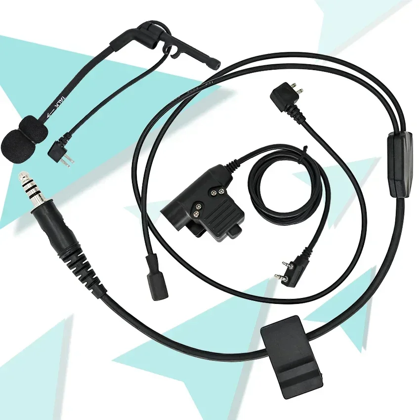 HEARING TACTICAL Comta orejeras electrónicas Y Line Kit adaptador de auriculares tácticos para auriculares tácticos IPSC Comta - imagen 3