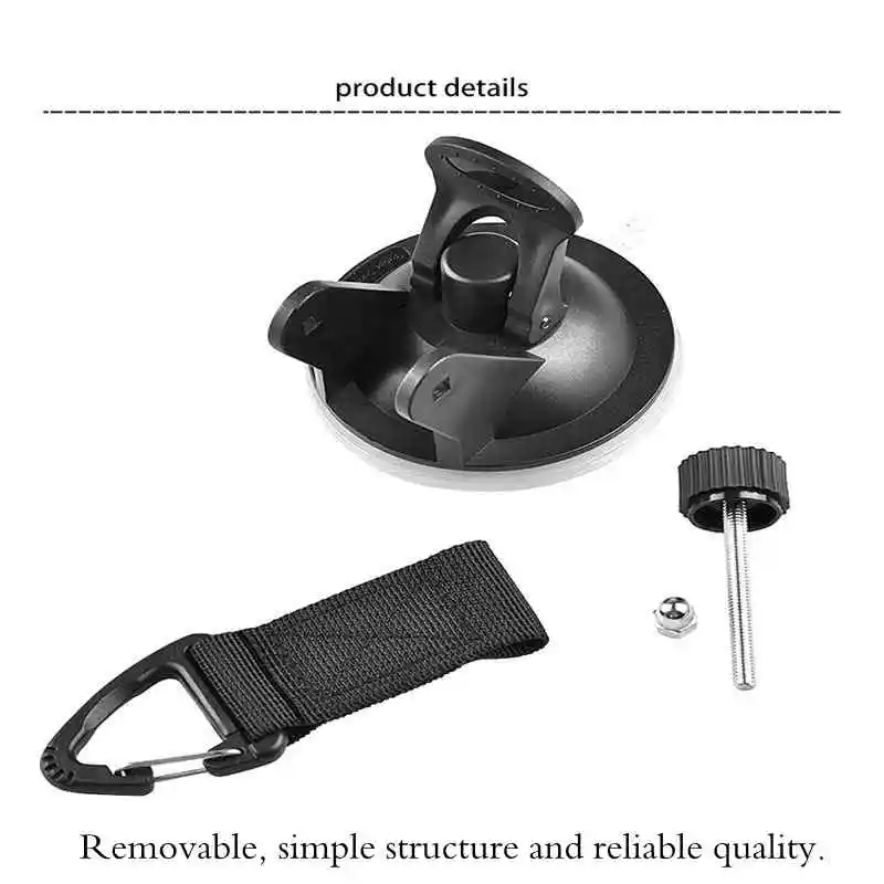Gancho con ventosa para tienda de campaña, gancho de seguridad para exteriores, coche, acampada, lona, toldo, piscina, tienda de campaña, 1 piezas - imagen 2