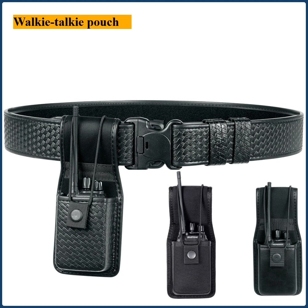 Bolsa táctica MOLLE impermeable walkie talkie funda superior abierta - imagen 2