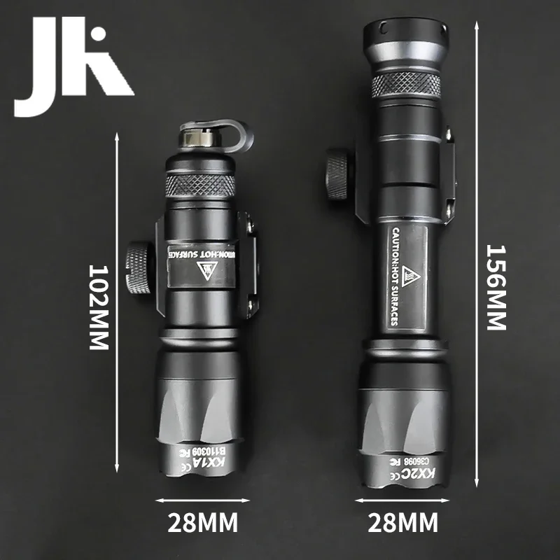 SF M300C M600C Airsoft linterna táctica M600 M300 arma de caza lámpara de explorador con interruptor de presión momentáneo compatible con riel de 20mm - imagen 4