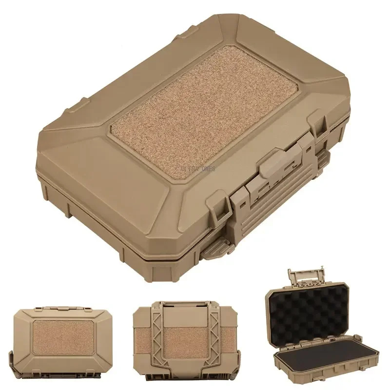 Funda táctica impermeable, fundas protectoras resistentes a impactos con doble esponja, equipo bloqueable a prueba de golpes, caja Molle