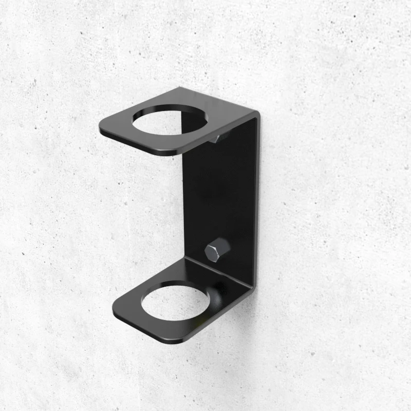 Soporte de barra de barra montado en la pared, estante de pared para barra, almacenamiento de equipos de gimnasio que ahorra espacio, soporte resistente para entrenamiento físico en casa - imagen 3