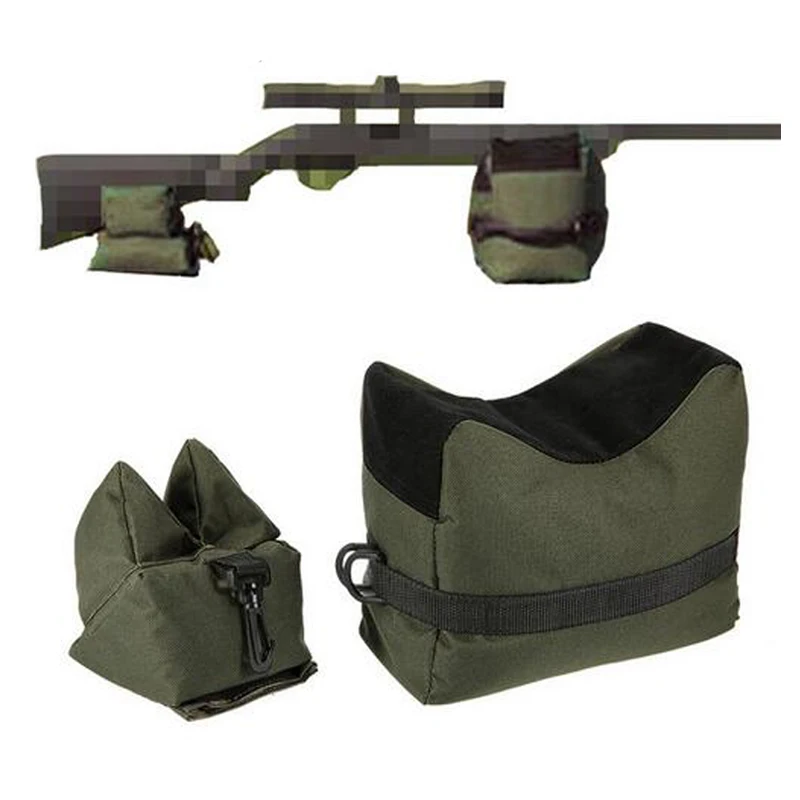 Banco táctico de objetivo de Rifle delantero y trasero, soporte sin relleno, bolsa de caza, accesorios para pistola de caza, juego de bolsa de descanso para pistola de tiro - imagen 5