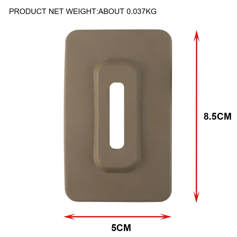 Adaptador de cámara para casco táctico, Base de montaje fijo, soporte de linterna, gancho de nailon - imagen 2