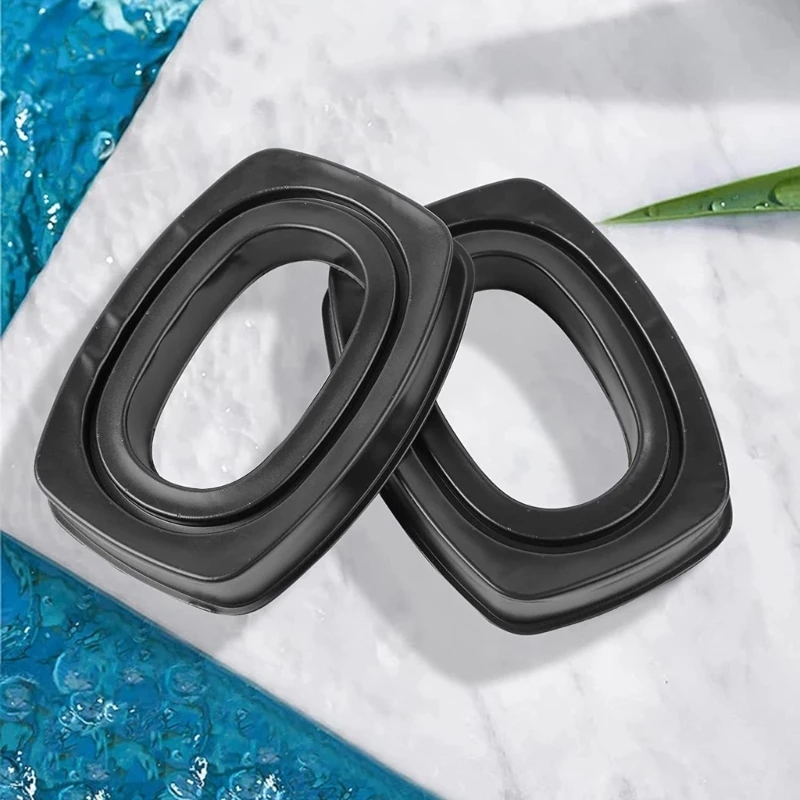 Almohadillas de Gel de silicona de repuesto mejoradas, compatibles con Walkers Razor/Howard Leight Honeywell, orejeras de impacto, 1 par - imagen 5