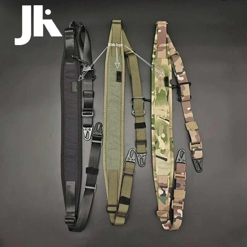 Eslinga para Rifle táctico, cabestrillo Modular extraíble de 2 puntos/1 punto, cabestrillo acolchado para tiro de combate, accesorios de correa de caza al aire libre - imagen 5