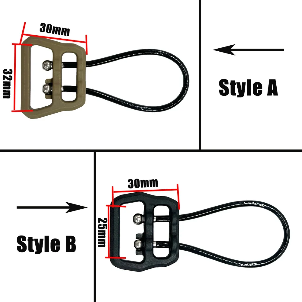 Gancho U portacorreas táctico metálico – Adaptador universal - imagen 3
