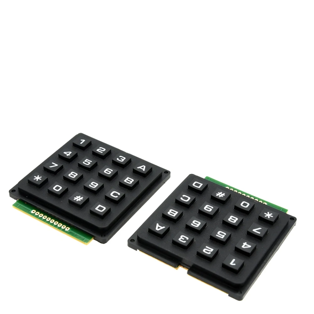 3*4 4*4 interruptor de matriz teclado módulo de matriz teclas de plástico ABS 4x4 3x4 12 16 teclas botón interruptor de membrana Kit DIY para - imagen 2