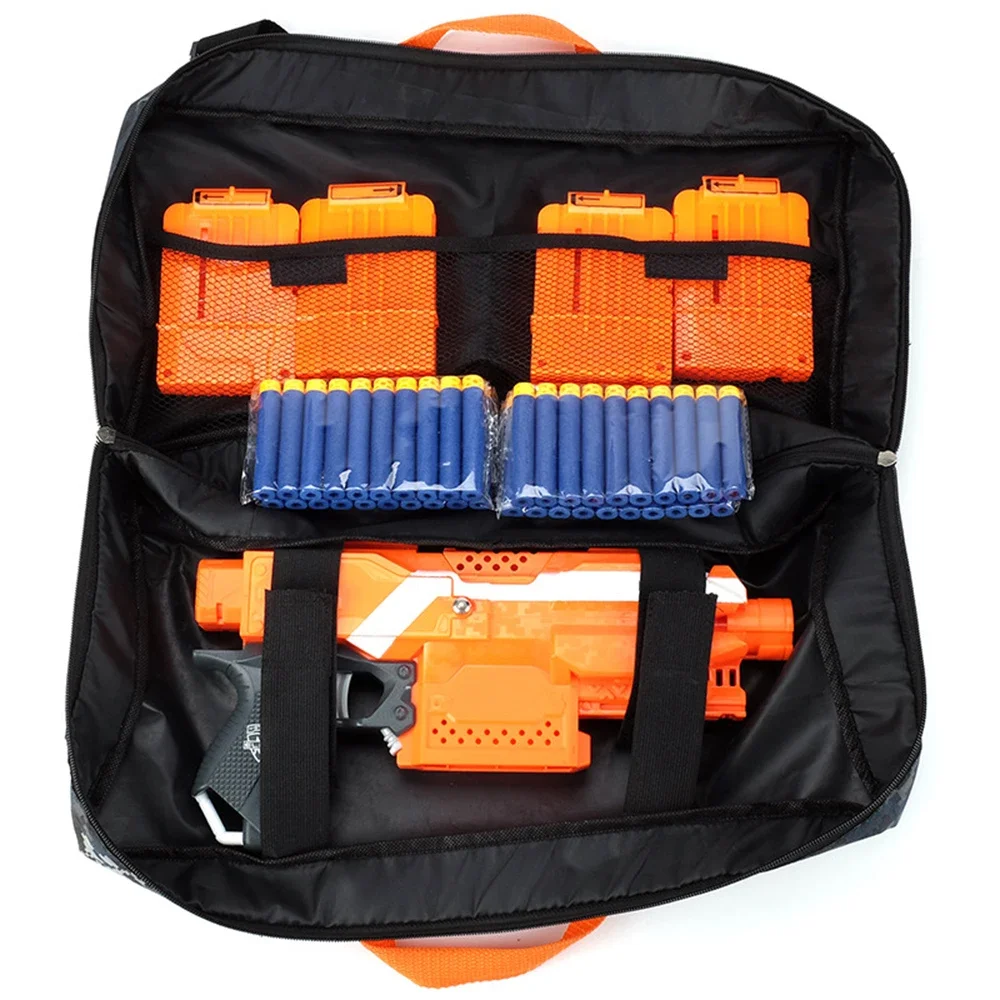 Kit de manga táctica ajustable, bolsa de hombro grande Compatible con la serie Nerf, bolsa de pistola de juguete - imagen 3
