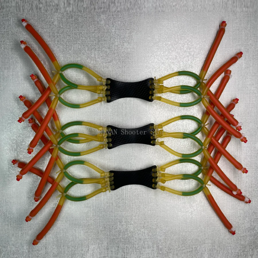 Potentes bandas de goma para tirachinas, bola de tarjeta de tiro, bandas redondas, tubo de látex, herramientas elásticas de catapulta de caza de repuesto - imagen 4