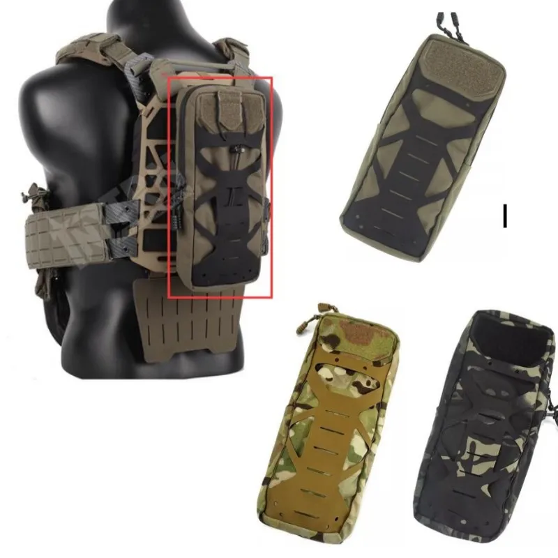 Chaleco táctico para deportes al aire libre, bolsa de agua MOLLE
