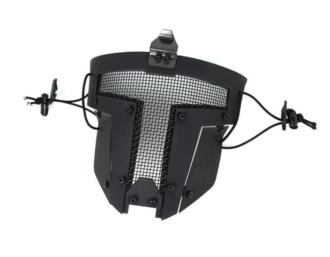 Protector facial táctico Airsoft transpirable ligero para casco