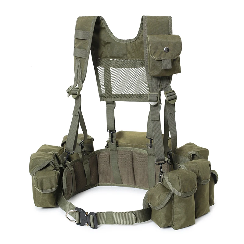 Sistema Molle multifuncional del chaleco táctico de la ruina verde rusa - imagen 5