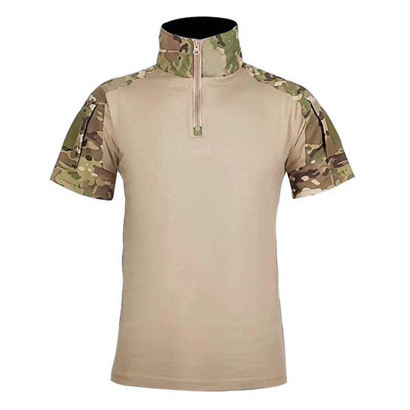 Camisa táctica militar, ropa de caza, camisa de combate, camisas de camuflaje de verano para hombre Multicam, camisas de entrenamiento informales del ejército de verano - imagen 3