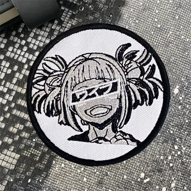 Parche de insignia de moral bordado de animación, brazalete táctico de My Hero Academy, gancho y bucle, mochila para exteriores, accesorios para sombrero, pegatinas - imagen 3
