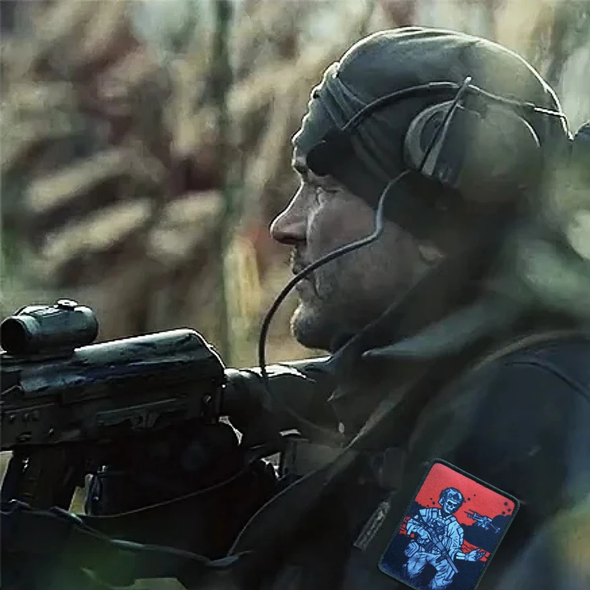 Parches tácticos de moral, insignia militar, brazalete de "Stormtrooper", estampado de esqueleto de Dron, pegatina de gancho y bucle, mochila de ropa - imagen 2