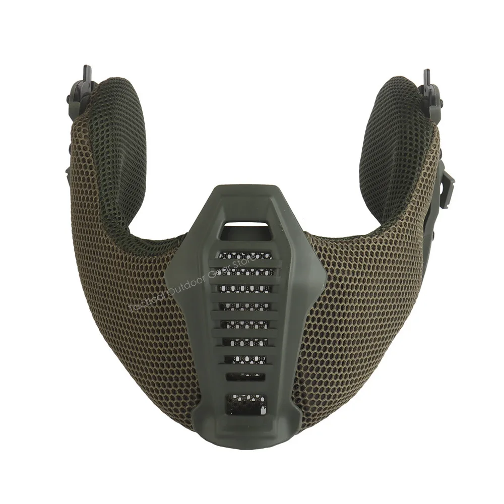 Casco táctico protector bucal para cascos Wendy 3,0 caza Airsoft CS equipo de entrenamiento accesorios para casco de Paintball - imagen 3