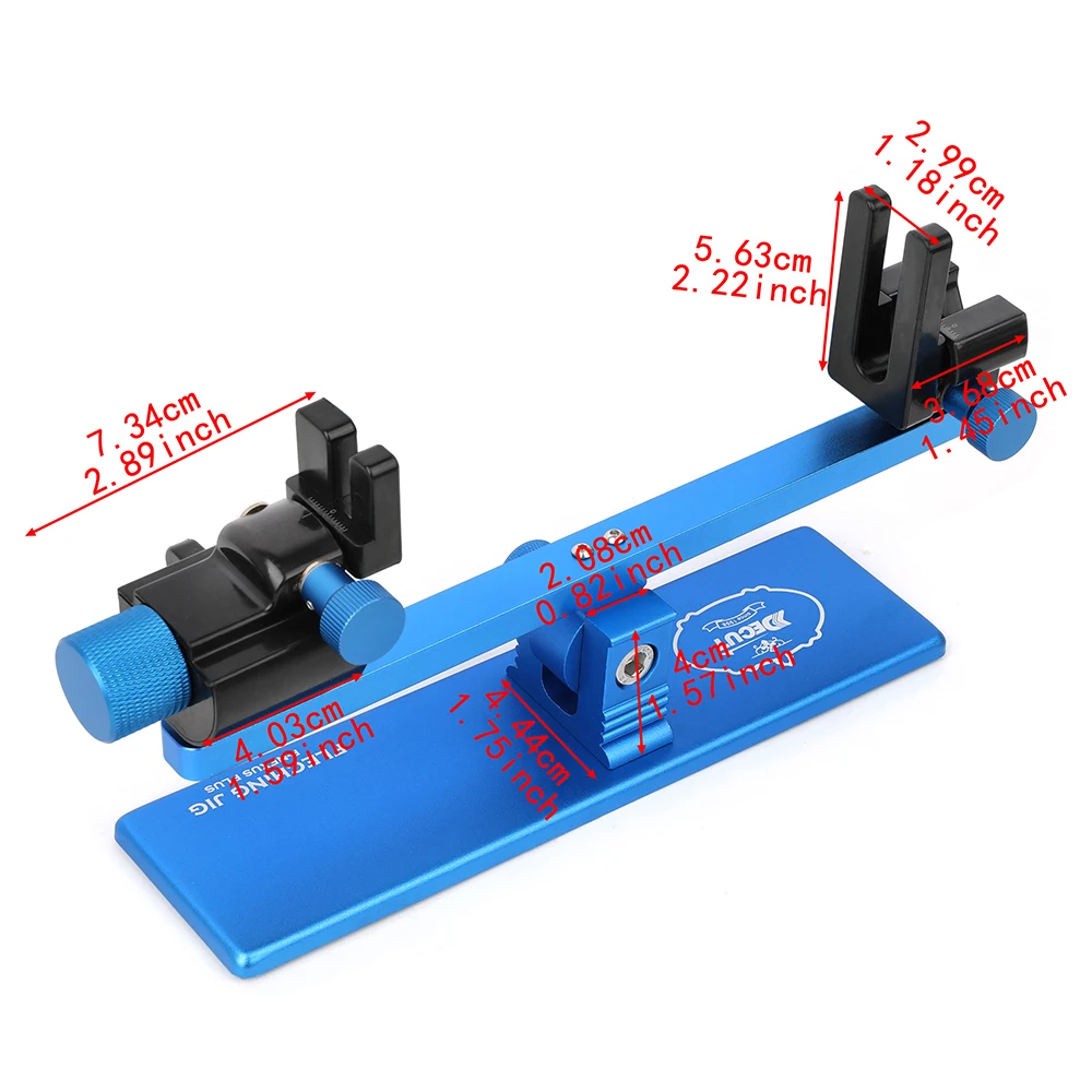 Plantilla de flecha de aluminio, dispositivo de unión de paleta de flecha, arco ajustable multiángulo, palo de tiro, pluma de flecha, herramienta de bricolaje - imagen 3