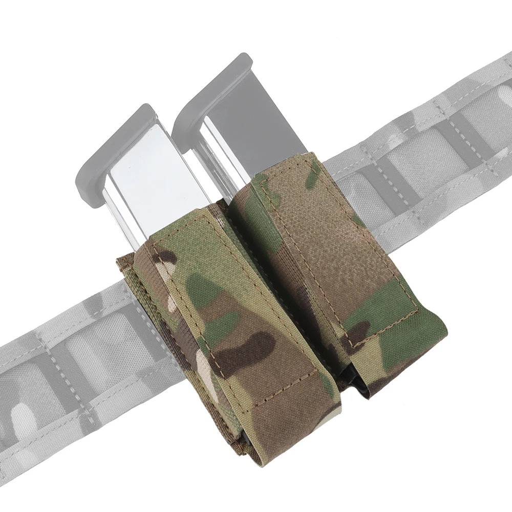Bolsa táctica MOLLE para pistola, espacio linterna y cuchillo