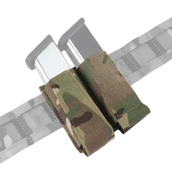 Bolsa táctica MOLLE para pistola, espacio linterna y cuchillo