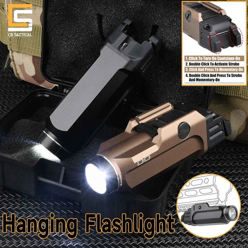 Linterna táctica de TL 9 TL-RM2 de WADSN, potente linterna de caza, pistola de Metal, lámpara de juguete M300 para CS Wargame