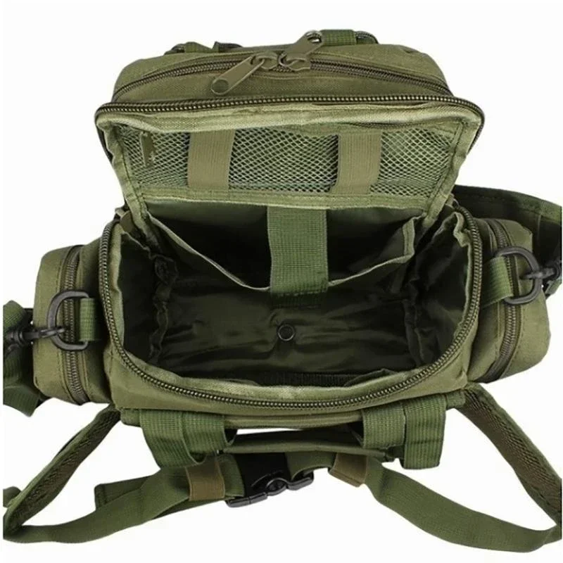 Riñonera táctica impermeable de nailon para acampar, senderismo, caza, pesca, funda para pistola, bolsa de combate Airsoft, bolsas para señuelos - imagen 5