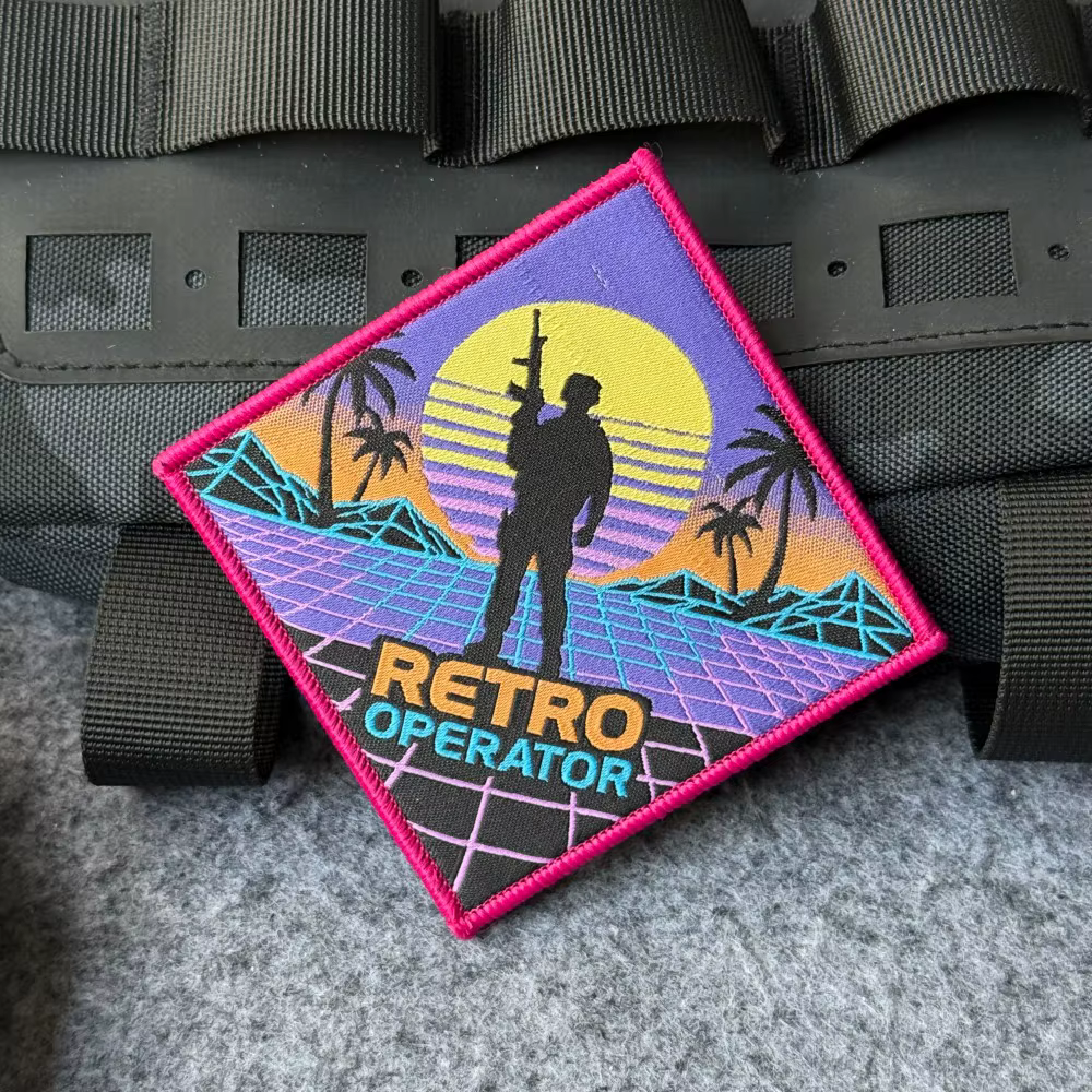 Parche táctico de operador insignia moral con velcro gancho bucle - imagen 4
