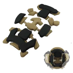 Casco táctico de espuma, almohadillas absorbentes, impermeable